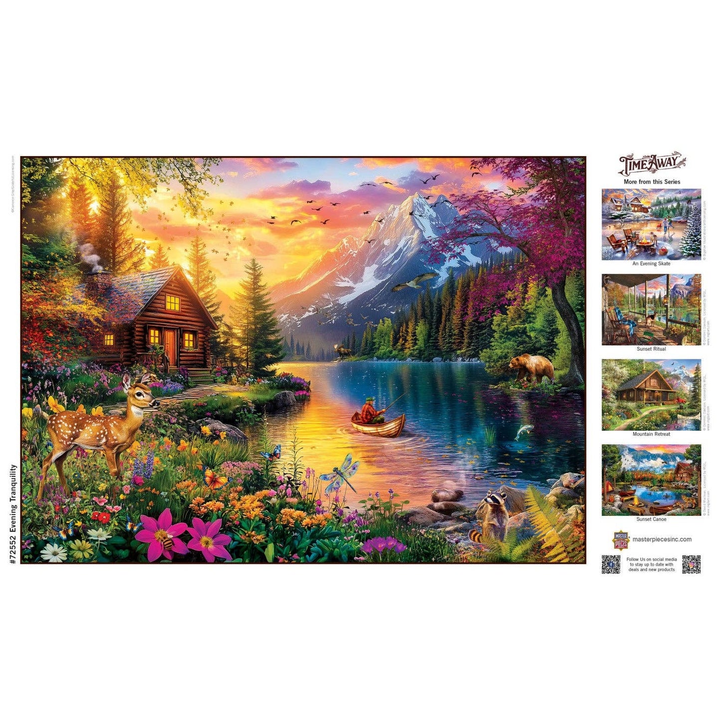 Time Away - Evening Tranquility 1000 Piece Jigsaw Puzzle