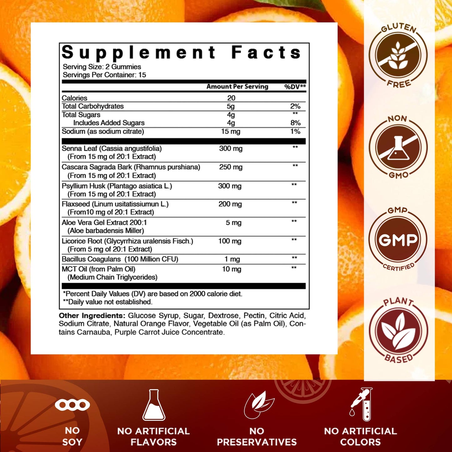 Vitamatic | 15 Days Cleanse Gummies | 30 Gummies