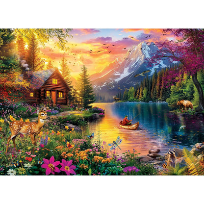 Time Away - Evening Tranquility 1000 Piece Jigsaw Puzzle