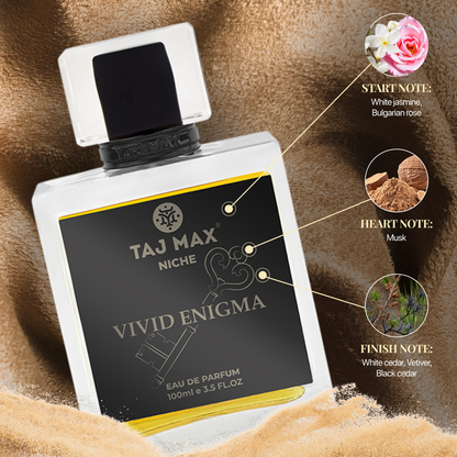 TAJ MAX VIVID ENIGMA 3.4 OZ Dubai Long-Lasting Perfume