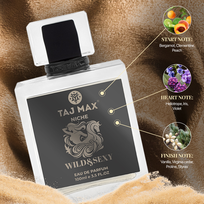 TAJ MAX WILD AND SEXY 3.4 OZ Dubai Long-Lasting Perfume