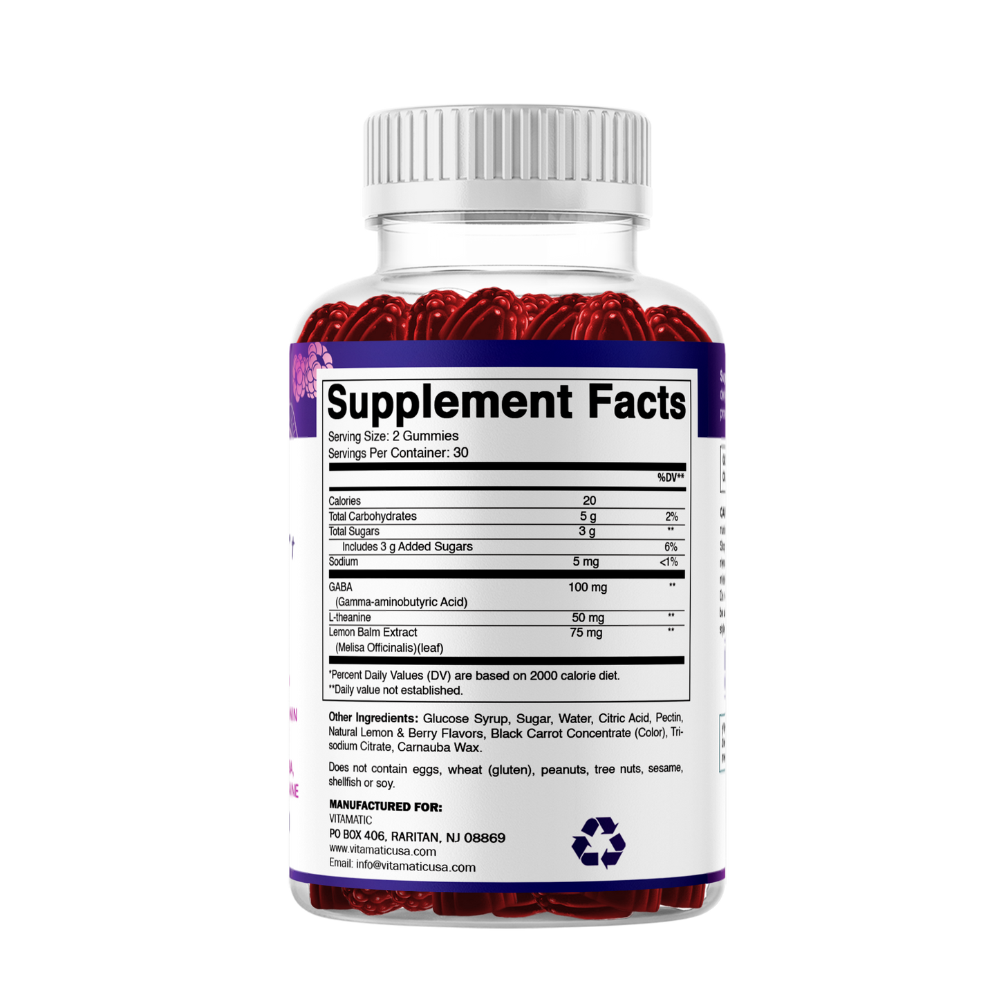 Vitamatic Stress Relief Gummies - 60 Gummies