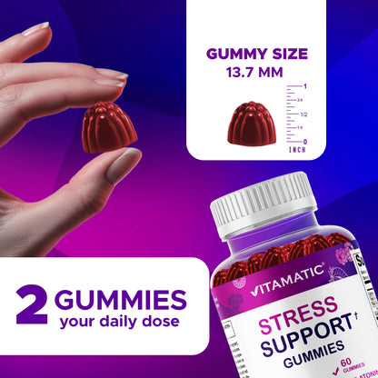 Vitamatic Stress Relief Gummies - 60 Gummies