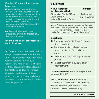 Stop The Worms Dewormer Liquid for Puppies & Kittens