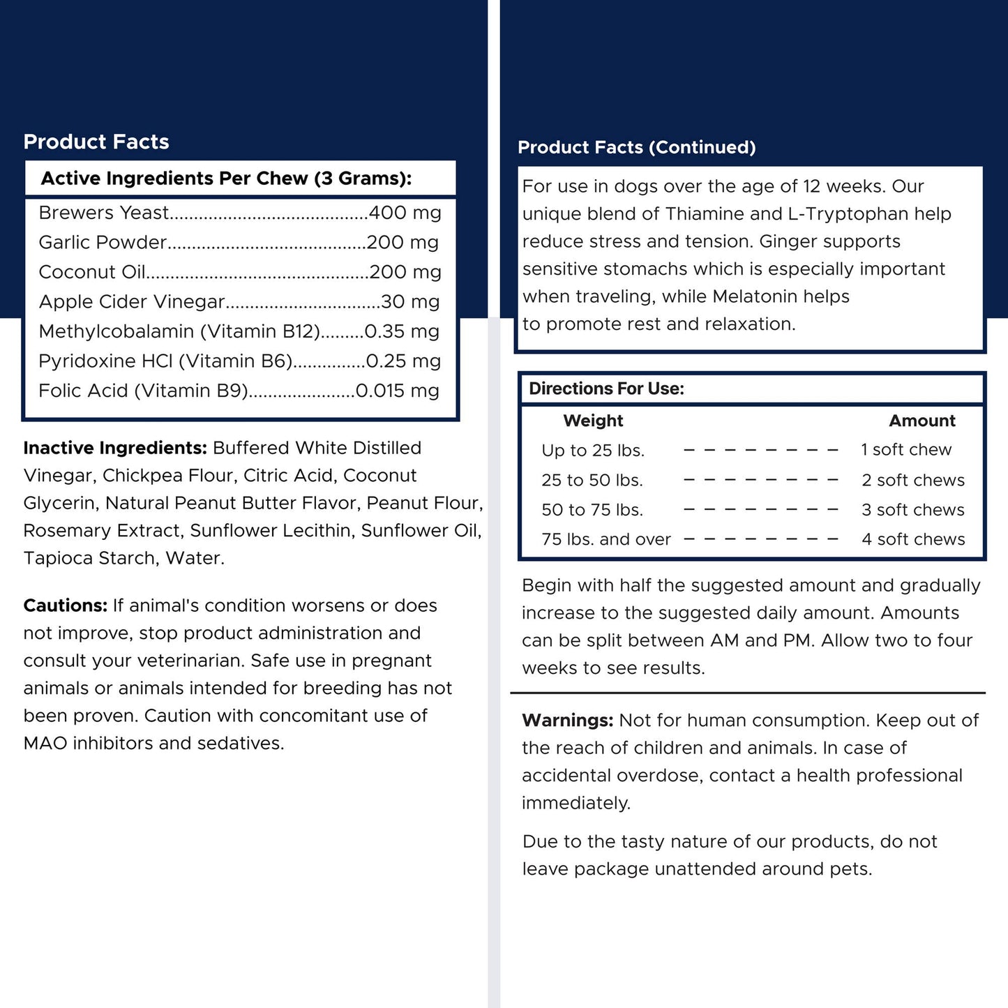 PB Flavored Flea & Tick Soft Chews for Dogs