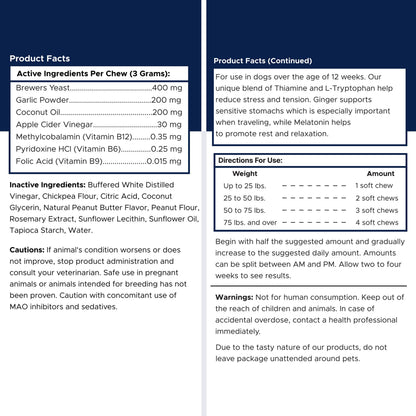 PB Flavored Flea & Tick Soft Chews for Dogs