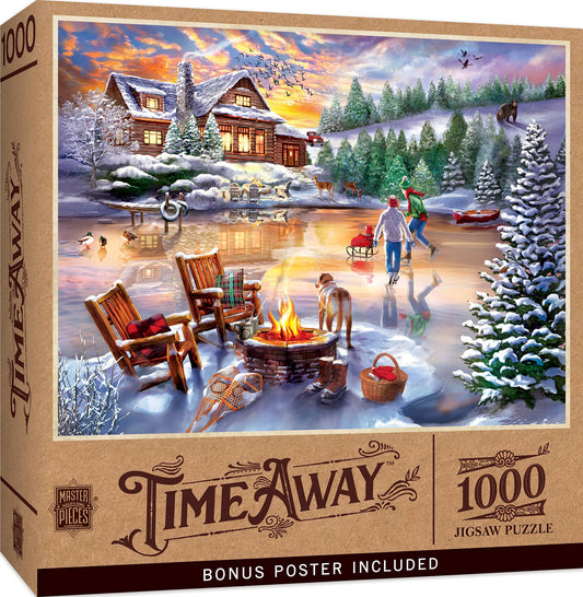 Time Away - An Evening Skate 1000 Piece Puzzle
