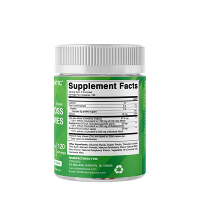 Vitamatic | Irish Sea Moss 3000 mg | 240 Vegan Gummies