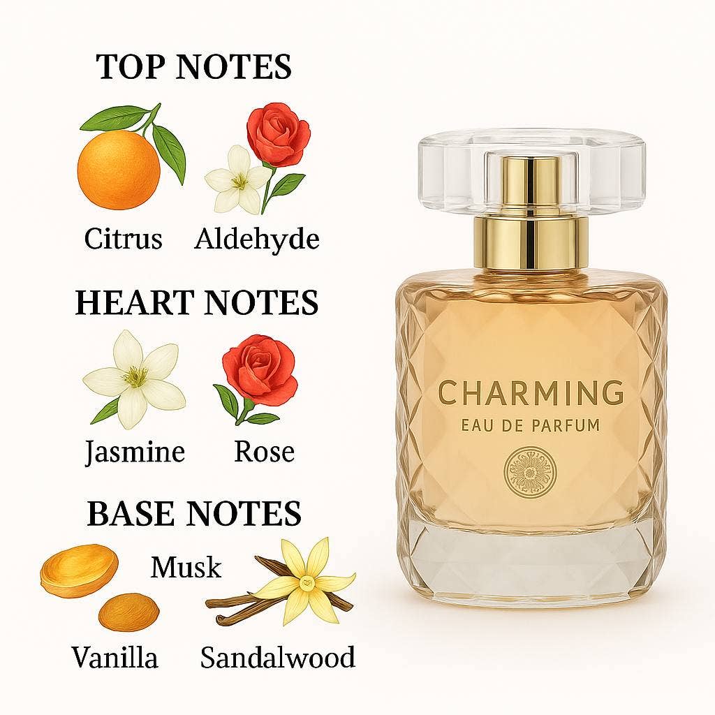 Lionne Charming EDP 3.4 Oz for Woman Elegant Floral Scent