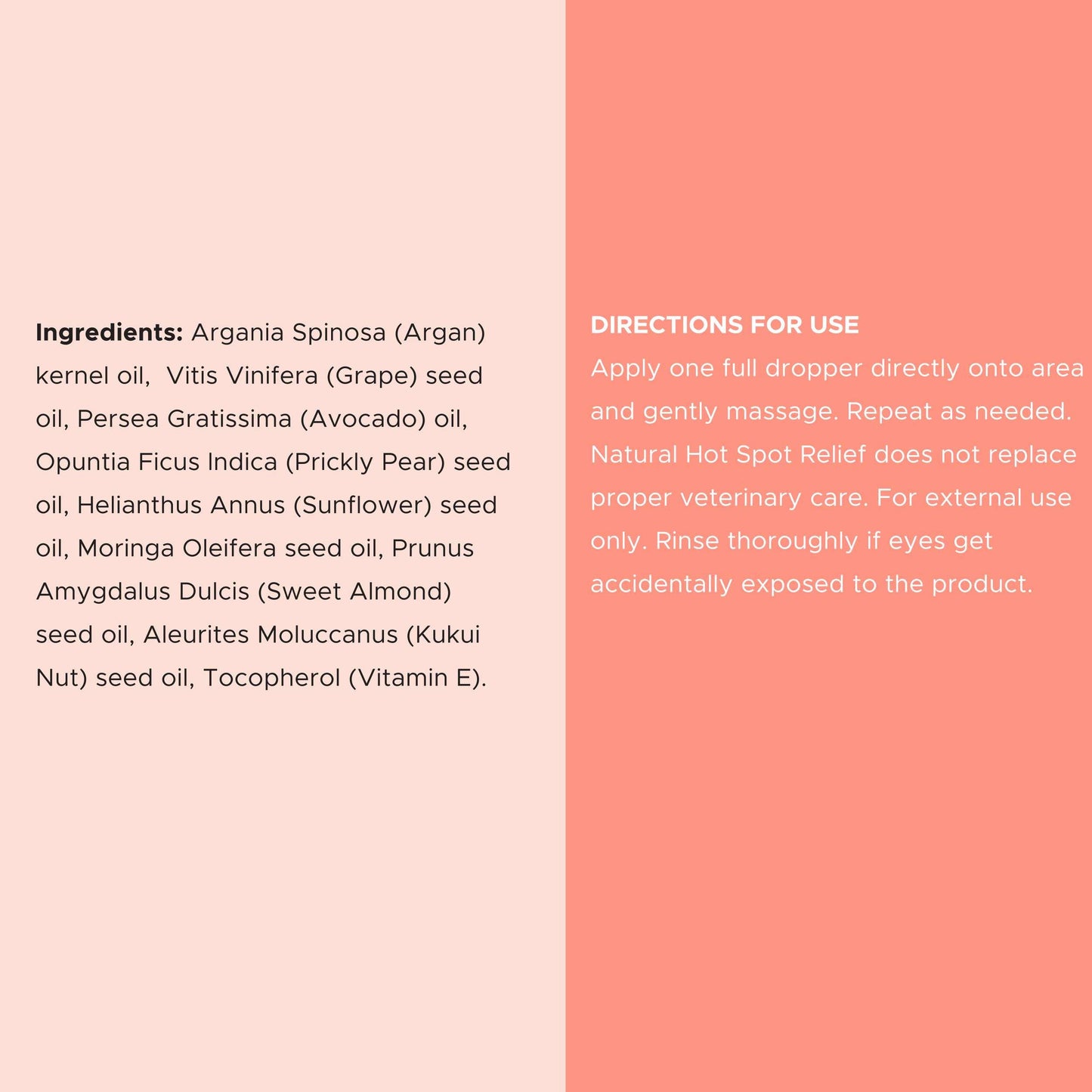 Natural Hot Spot & Itching Support, Botanical Formula - 2oz.