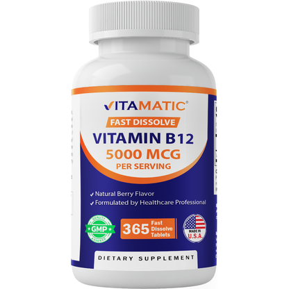 Vitamatic Vitamin B12 5000mcg per Serving