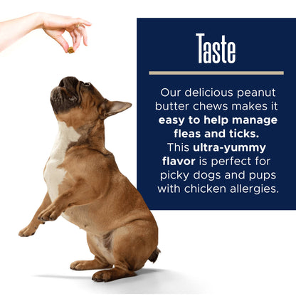 PB Flavored Flea & Tick Soft Chews for Dogs