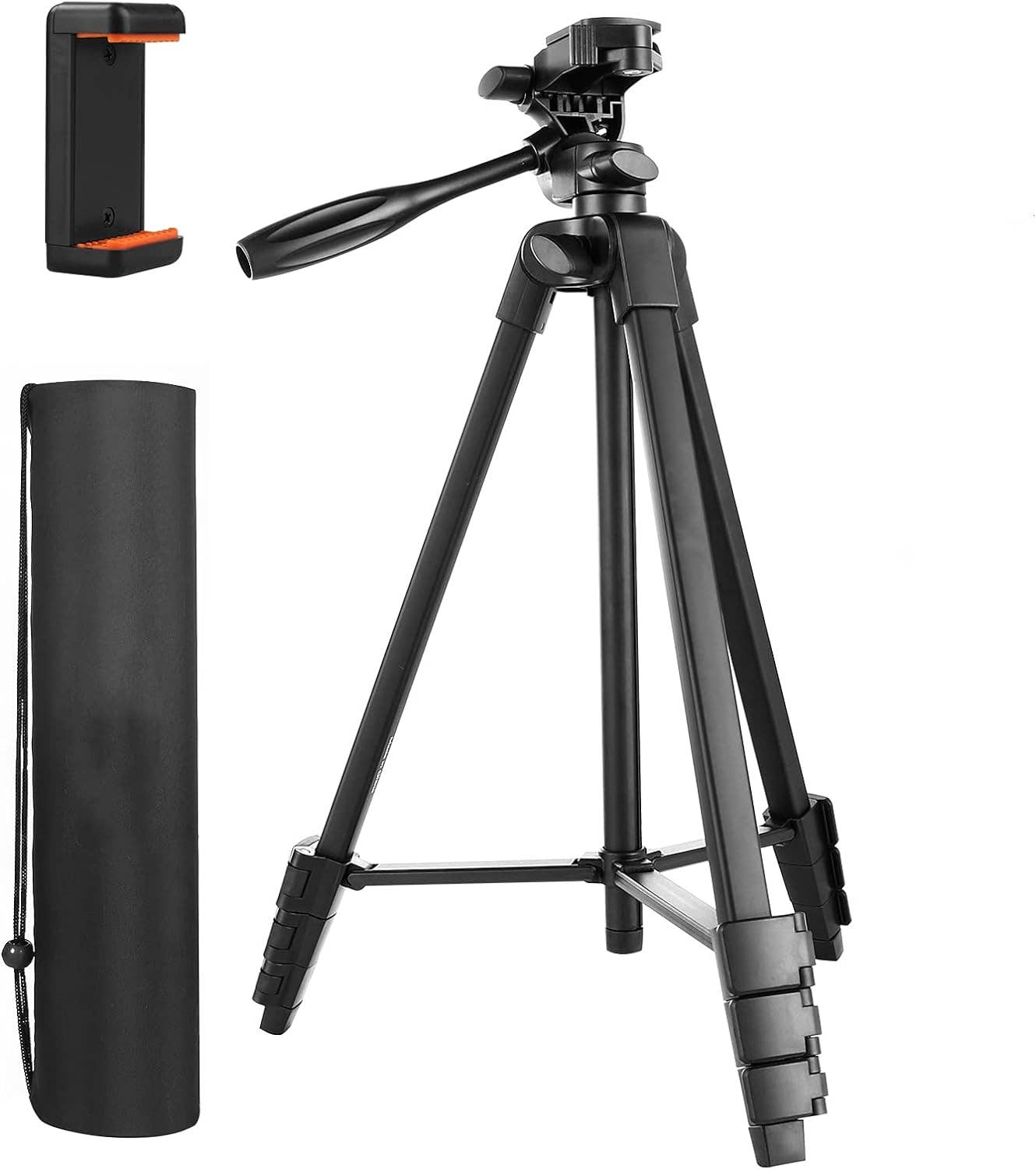 16-55 in, Lightweight Tripod, Camera Mobile Phone with Holde