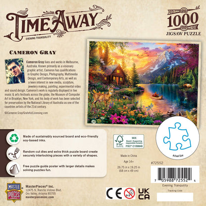 Time Away - Evening Tranquility 1000 Piece Jigsaw Puzzle