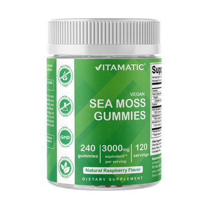 Vitamatic | Irish Sea Moss 3000 mg | 240 Vegan Gummies