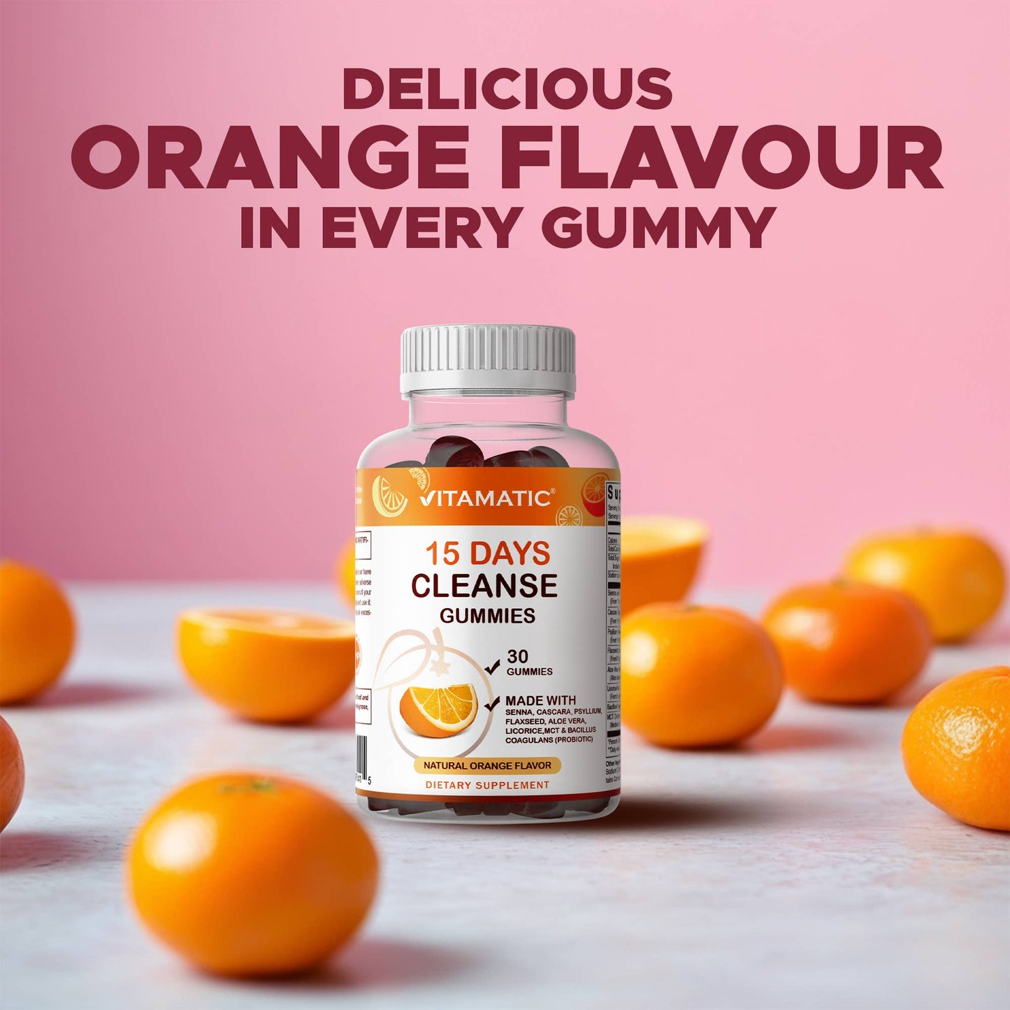 Vitamatic | 15 Days Cleanse Gummies | 30 Gummies