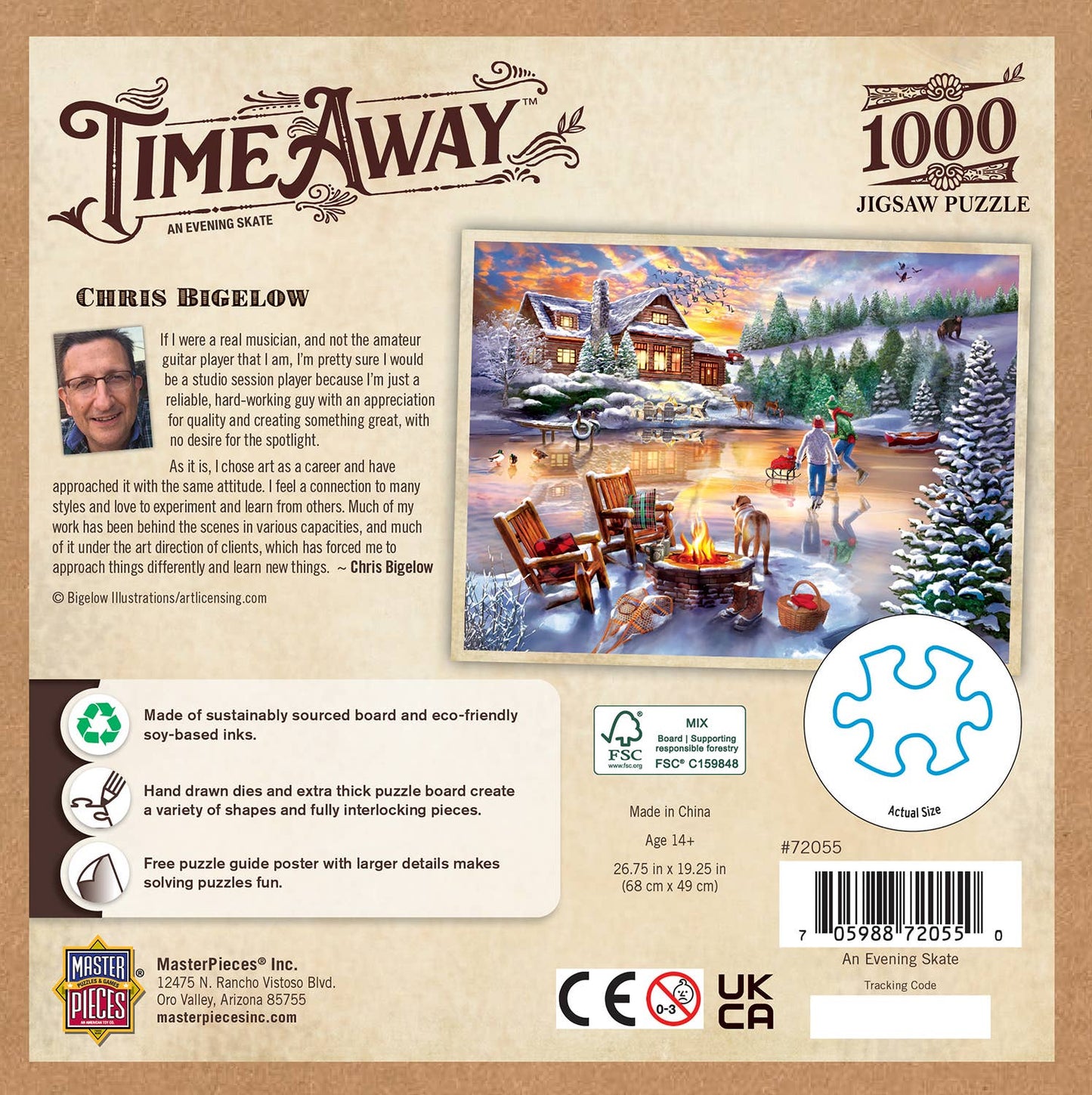 Time Away - An Evening Skate 1000 Piece Puzzle