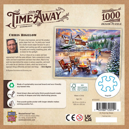 Time Away - An Evening Skate 1000 Piece Puzzle