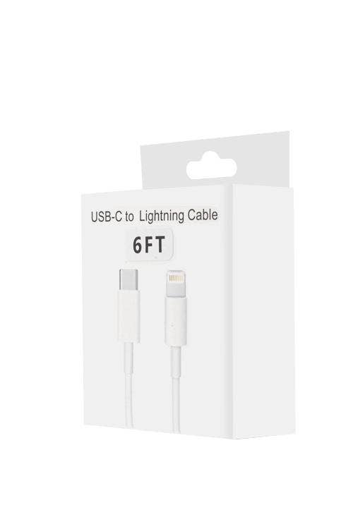 Lightning To Type C PD Cable 6FT In Box 2M MW630