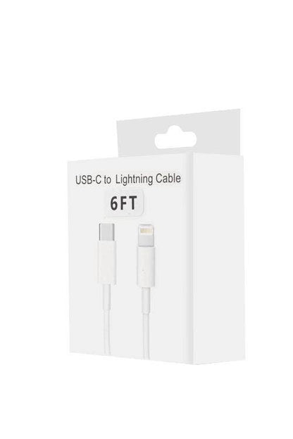 Lightning To Type C PD Cable 6FT In Box 2M MW630