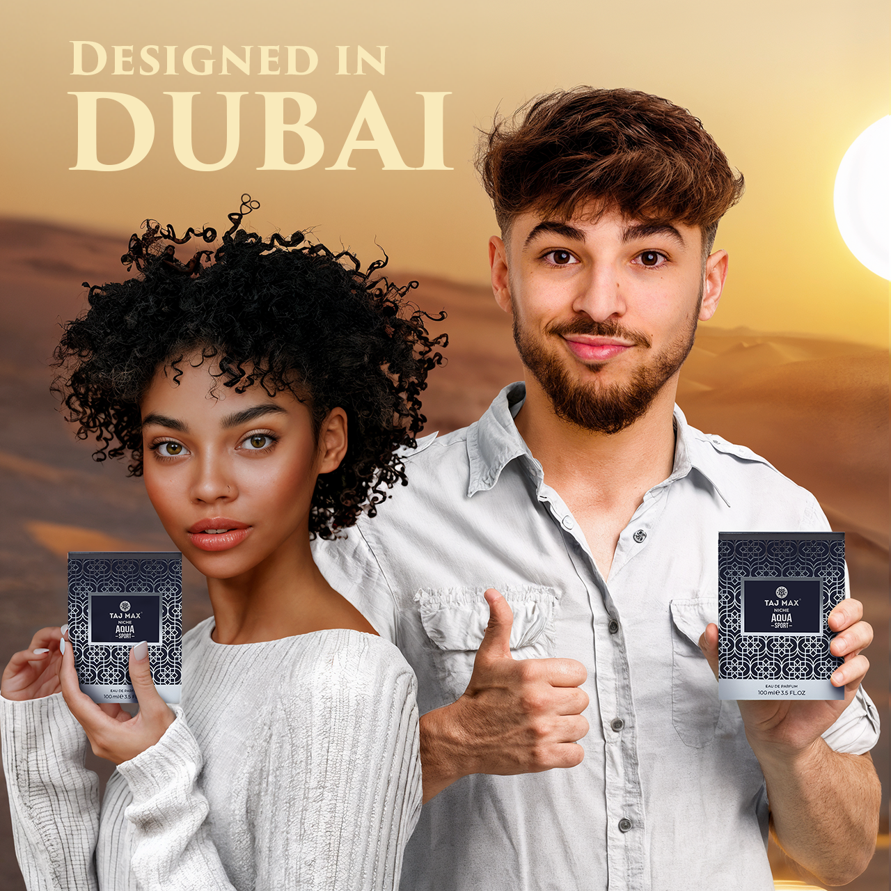 TAJ MAX AQUA SPORT 3.4 OZ Dubai Long-Lasting Perfume