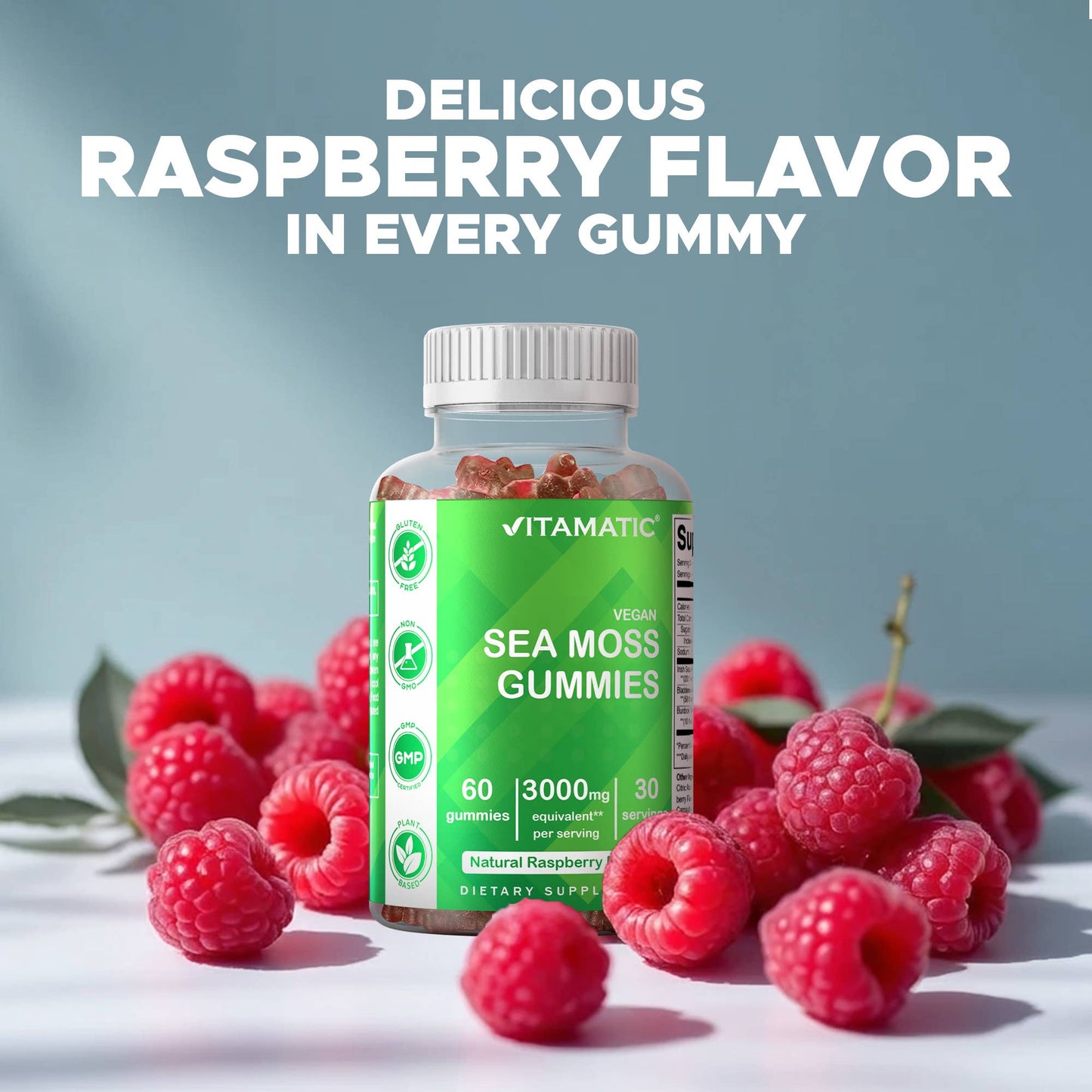 Vitamatic Irish Sea Moss Gummies 3000 mg