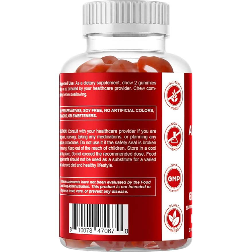 Vitamatic Apple Cider Vinegar 1000mg | 60 Vegan Gummies