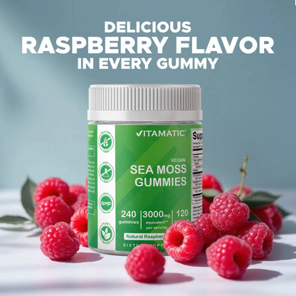 Vitamatic | Irish Sea Moss 3000 mg | 240 Vegan Gummies