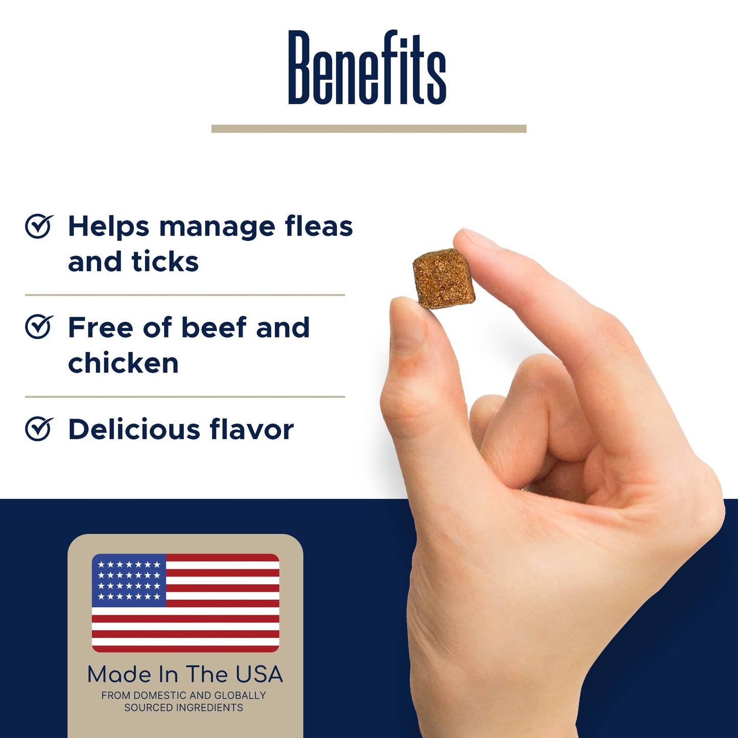 PB Flavored Flea & Tick Soft Chews for Dogs