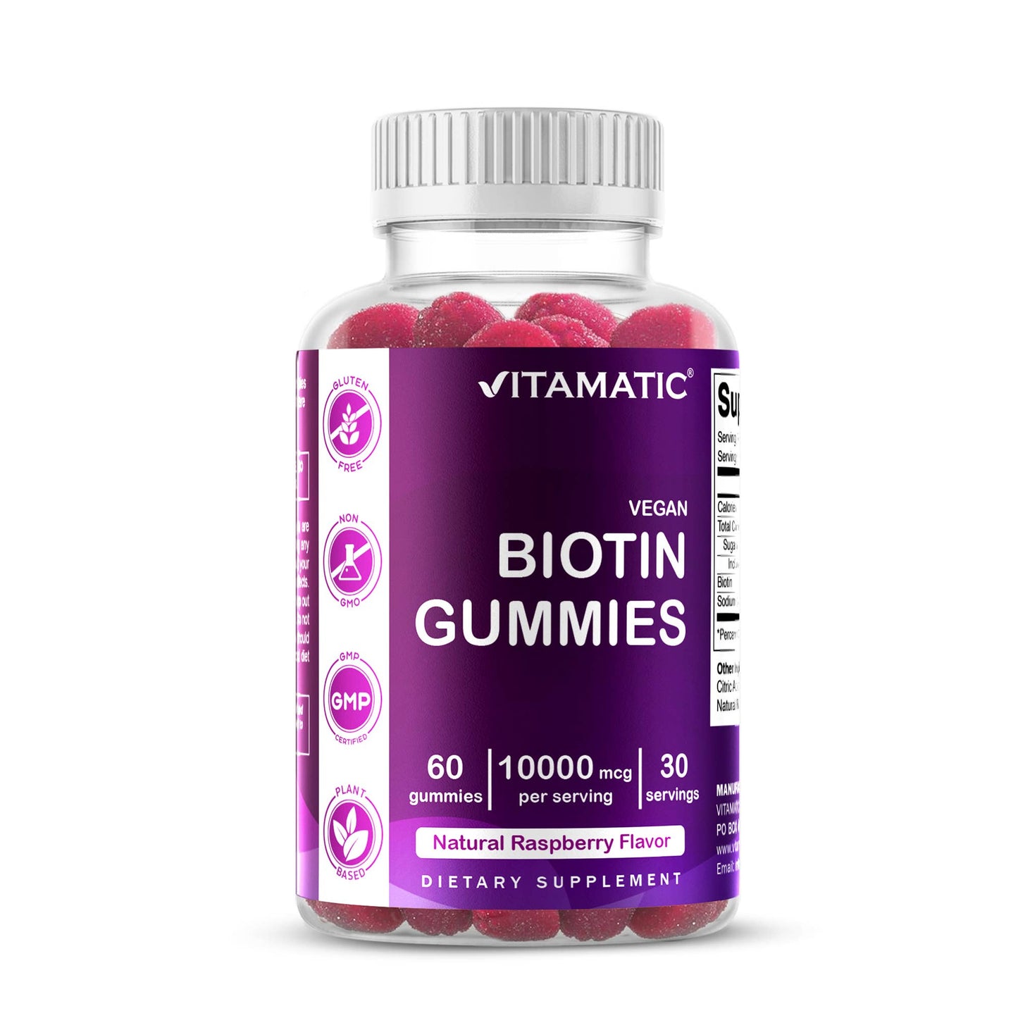 Vitamatic Biotin Gummies 10,000mcg
