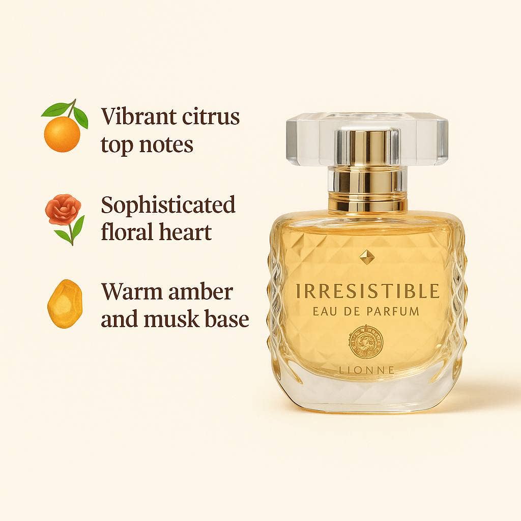 Lionne Irresistible for Woman 3.4 Oz Floral Citrus Scent