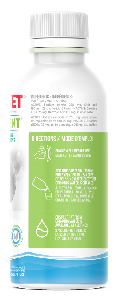 Pet Dental Water Additive—Plaque & Tartar Control (16 fl oz)