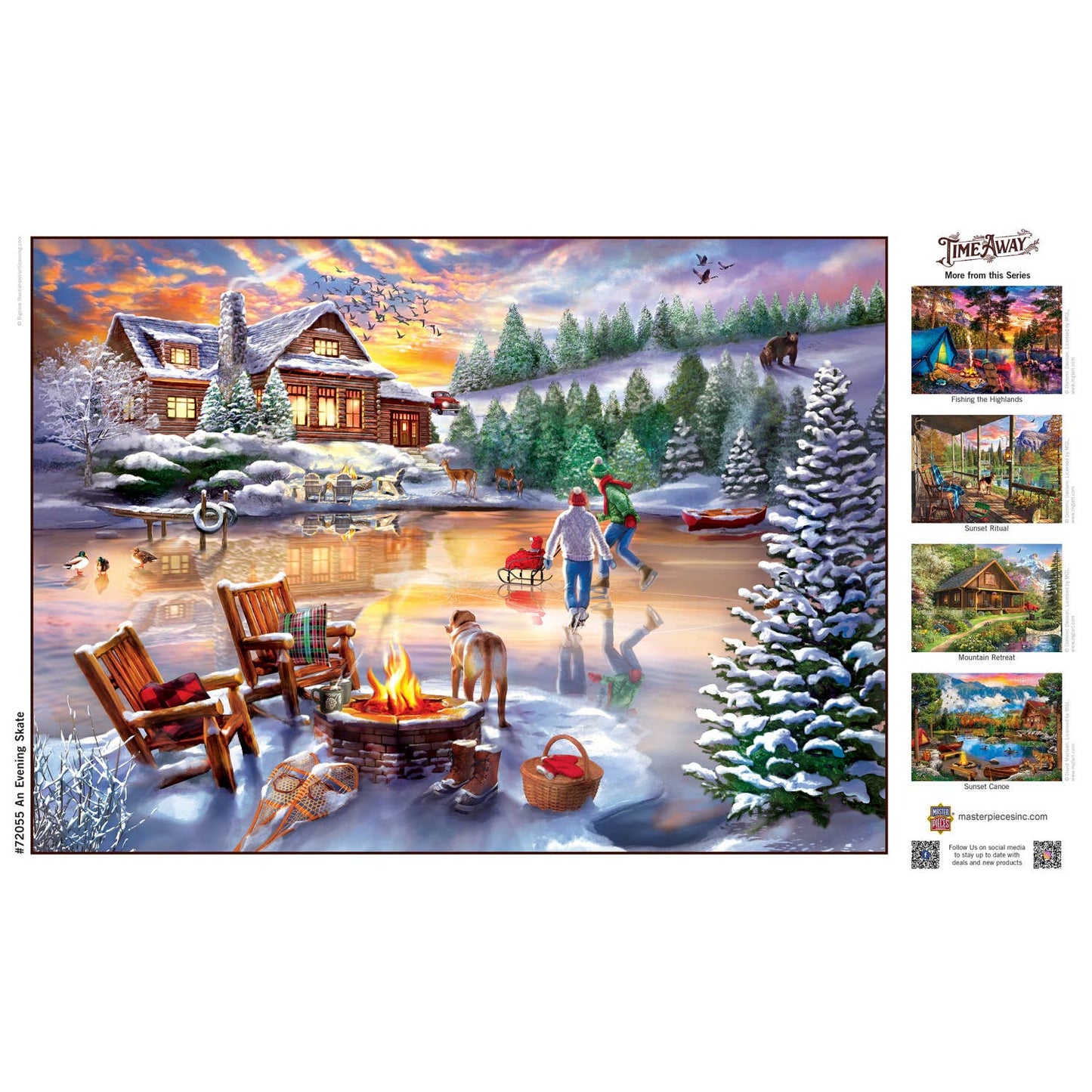 Time Away - An Evening Skate 1000 Piece Puzzle