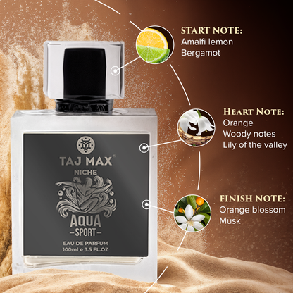 TAJ MAX AQUA SPORT 3.4 OZ Dubai Long-Lasting Perfume