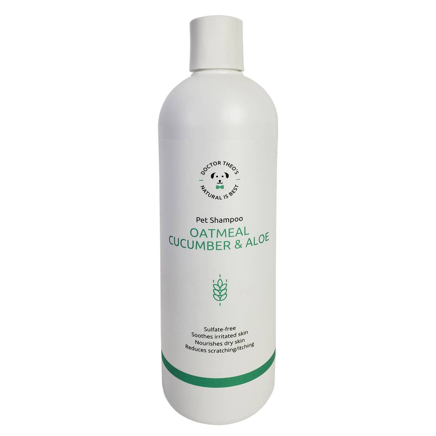 Dr. Theo's Dog Shampoo - Oatmeal, Cucumber & Aloe, 16 oz