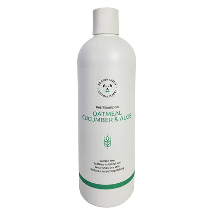 Dr. Theo's Dog Shampoo - Oatmeal, Cucumber & Aloe, 16 oz